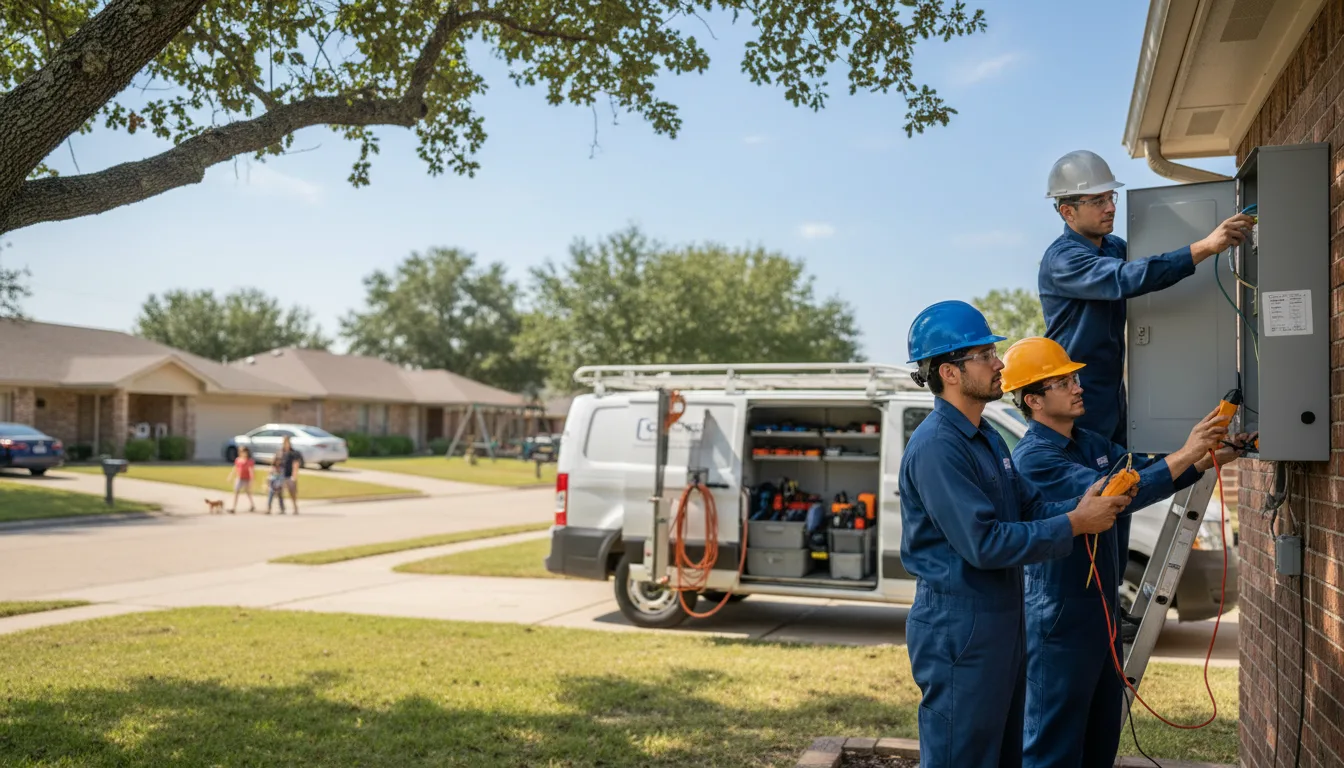 Certified electrician providing emergency electrical services in Rossville, TN